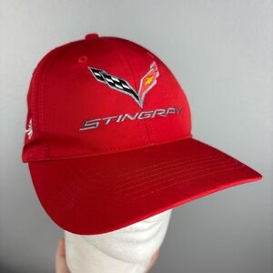 C7 Corvette Stingray Red Performance Hat